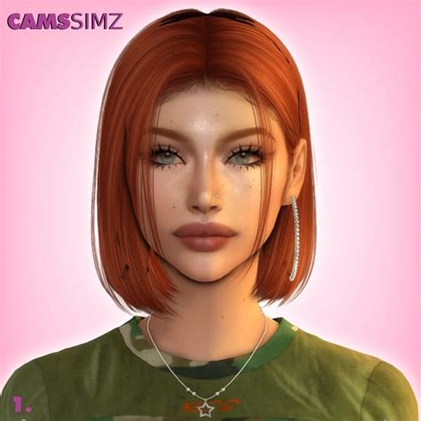 Get More From Camssimz On Patreon Sims Hair Sims Sims 4 Curly Hair