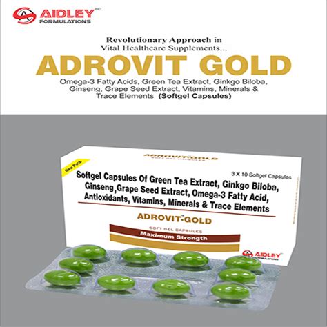 Adrovit Gold Softgel Capsules Sanify Healthcare Pvt Ltd