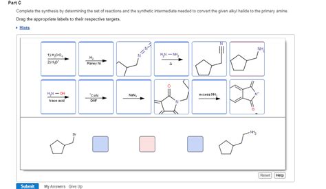 Solved Part C Complete The Synthesis By Determining The Set Chegg