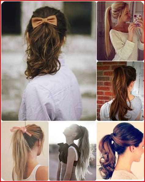 18+ Fun Cute Hairstyles Quick And Easy Involving A Ponytail