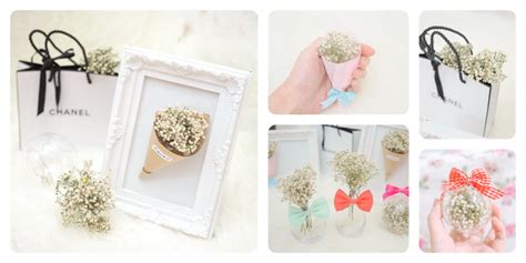 DIY Ideas | Mini Baby's Breath Bouquet | Chanwon.com | Travel & Beauty Blogger