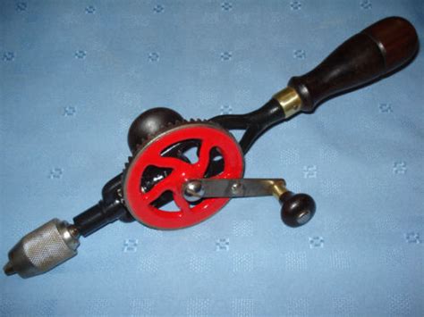 Vintage Millers Falls Co No Hand Drill Woodworking Carpentry Old