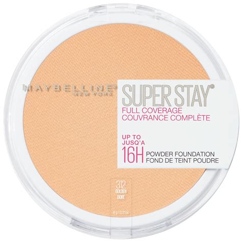 Maybelline Super Stay Full Coverage Powder Foundation Makeup Matte Finish Golden 021 Fl Oz