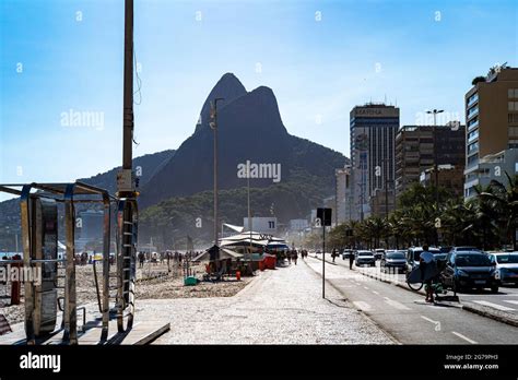 Ipanema plage leblon promenade fotografías e imágenes de alta