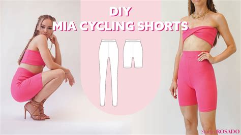 Diy Cycling Shorts Beginner Friendly Sewing Tutorial Mia Leggings And Bike Shorts Youtube