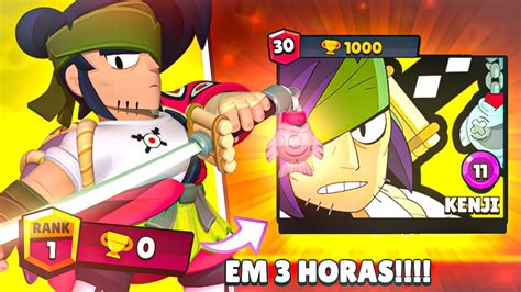 Comprei O Novo Brawler Lend Rio Kenji E Subi Do Ao Jogando