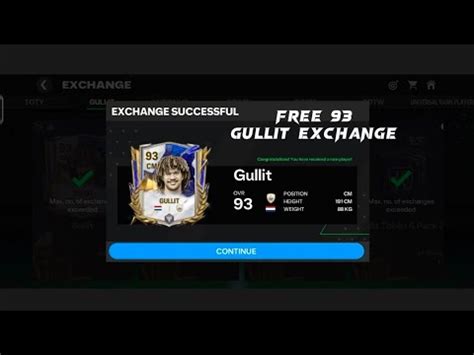 Free Gullit Exchange Fc Mobile Youtube