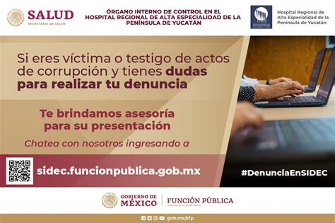 Sistema Integral De Denuncias Ciudadanas SIDEC Hospital Regional