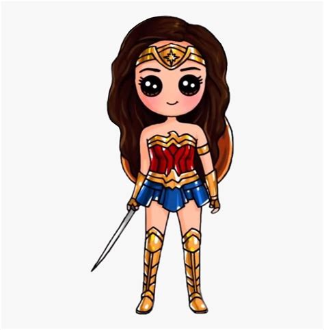 Halloweencostume Wonderwoman Cute Cartoon Cute Wonder Woman Free