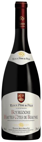 Roux P Re Fils Bourgogne Hautes C Tes De Beaune Rouge Vivino Us