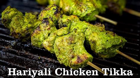 Hariyali Chicken Tikka No Tandoor No Oven Chicken Kebab How To Make Green Chicken Tikka