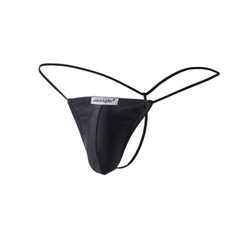 Joe Snyder Underwear Shining G String Black Js02 Pol Mens