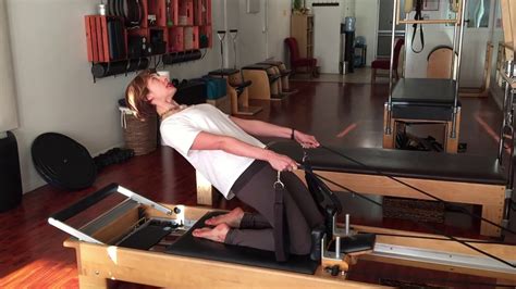 Thigh Stretch On The Reformer OPC YouTube