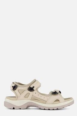 Ecco Offroad Yucatan W Sandalen Beige Nubuck Ziengs Nl