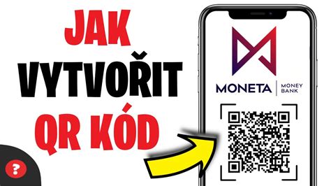 Jak udělat QR KÓD pro platbu v Monetě Návod Moneta YouTube