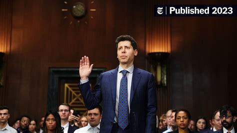 Sam Altman Chatgpt Creator And Openai Ceo Urges Senate For Ai Regulation The New York Times