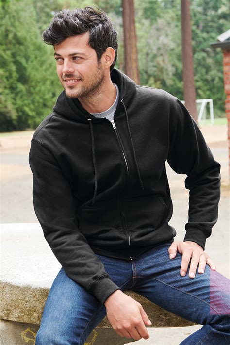 Port & Company Essential Fleece Full-Zip Hooded Sweatshirt | Product | Online Apparel Market