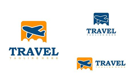 Agency Travel Business Logo Designs Concept Template Plane Travel Logo
