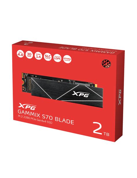 ADATA SSD M2 NVME XPG GAMMIX S70 BLADE 2TB GEN4x4 Certificata PS5 SIAE