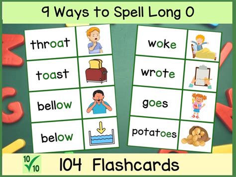 Flash Cards Explicit Phonics Long O Vowel Sound Word Families Worksheets Library