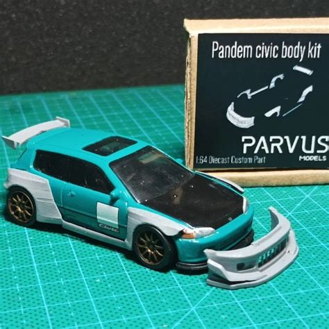 Parvus Models Instant Wide Body Kit Pandem EG Hot Wheels Tomica HS Shopee Singapore