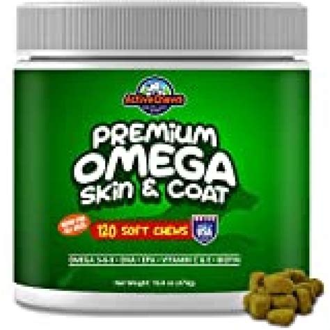 Pure Omega Fish Oil for Dogs, All Natural Omega 3 for Dogs Skin and Coat Supplement, Helps with ...