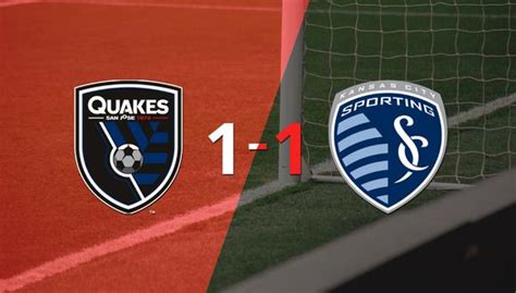 San José Earthquakes y Sporting Kansas City se repartieron los puntos