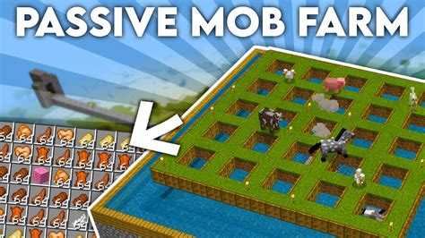 Simple Automatic Passive Mob Farm Tutorial In Minecraft Bedrock