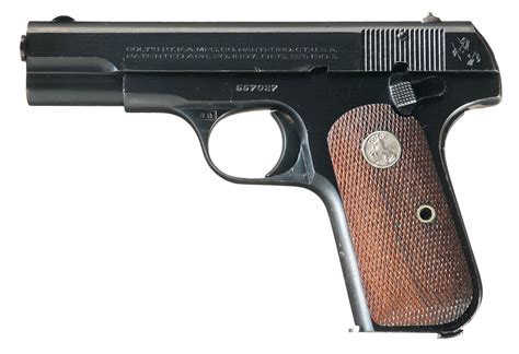 Sold Price Colt Automatic Pocket Model 1903 Semi Automatic 32 Caliber 878