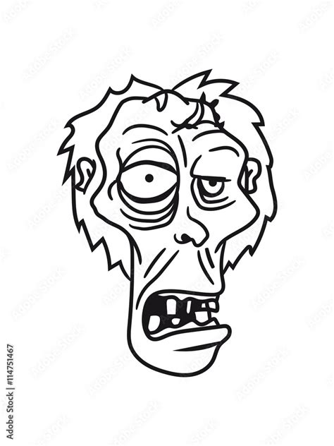 Funny Ugly Face Cartoon