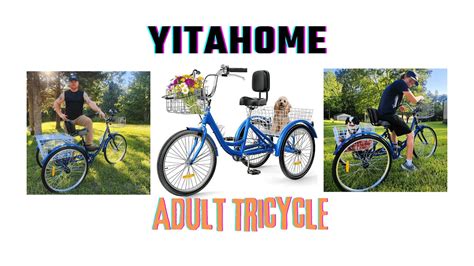 Yitahome Adult Tricycle Unboxing Full Assembly Review Youtube