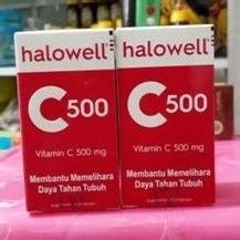 Halowell C Vitamin C Mg Bottle Contains Tablets Shopee