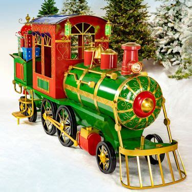 Classic 12 5 Foot Iron Christmas Train Only 13 250 99 At Garden Fun