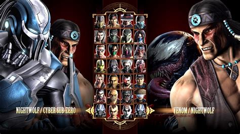 Nightwolf Cyber Sub Zero Mortal Kombat Komplete Edition