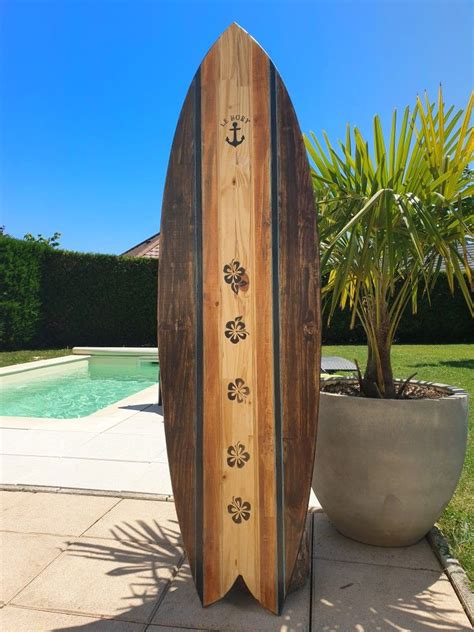 Planche De Surf Bois Deco