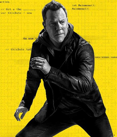 Rabbit Hole Kiefer Sutherland Black Leather Blazer John Weir Black