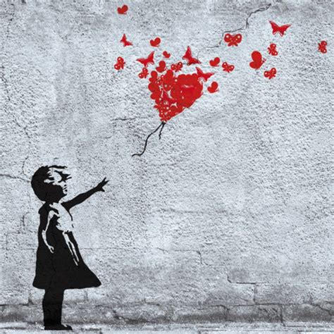 Banksy Balloon Girl Graffiti Art