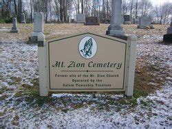 Mount Zion Cemetery In Tuscarawas Ohio Find A Grave Cemetery