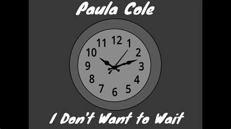 Paula Cole I Dont Want To Wait YouTube