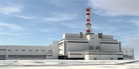 Free D Model Rbmk Nuclear Power Plant Turbosquid