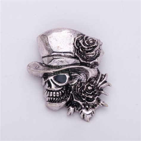 Vintage Punk Lapel Pin Skeleton Gothic Punk Stylish Brooch Pin