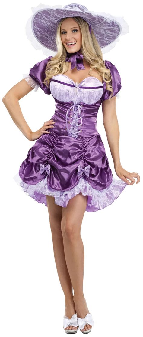 Adult size Purple Short Southern Belle Costume - 2 sizes - Walmart.com ...