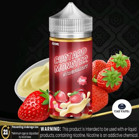 Custard Monster Strawberry 100ml Royal Vape Dubai