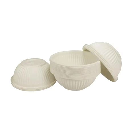 Eco Friendly Compostable Disposable Biodegradable Cornstarch Take Out