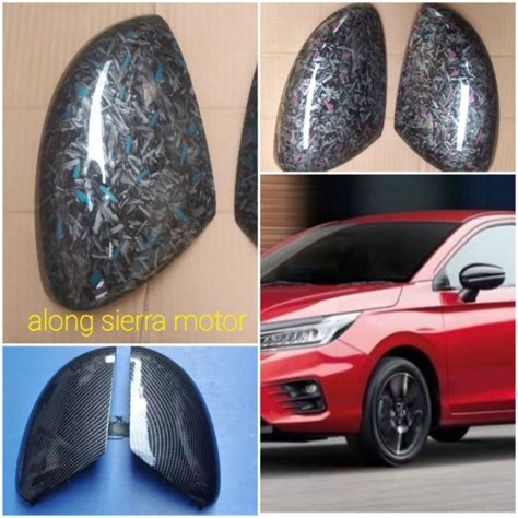 Jual COVER SPION HONDA CITY HATCHBACK MOTIF CARBON WTP SET Shopee