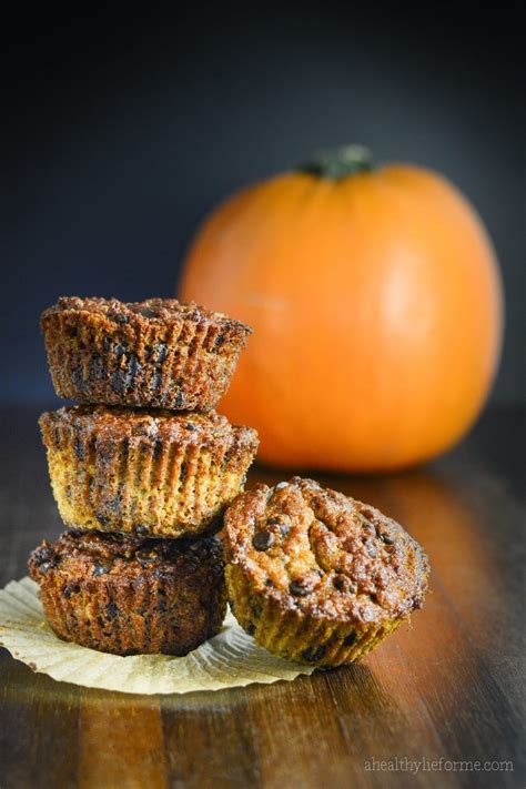 Gluten Free Pumpkin Coconut Chocolate Muffins A Healthy Life For Me