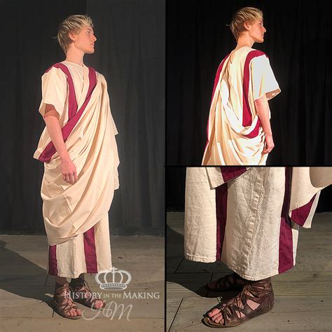 Imperial Roman Tunic With Toga History In The Making