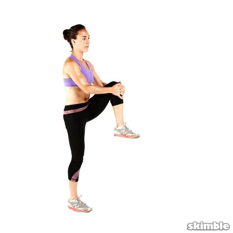 Walking High Knees - Exercise How-to - Skimble Workout Trainer