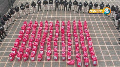 MP coordina traslado de 2 787 kilos de supuesta cocaína incautada en