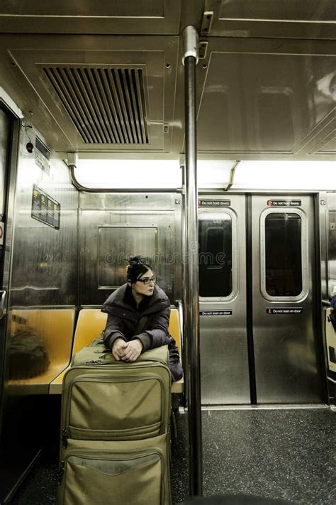 New York Subway Train Interior Editorial Photo Image Of Sitting Train 20250311